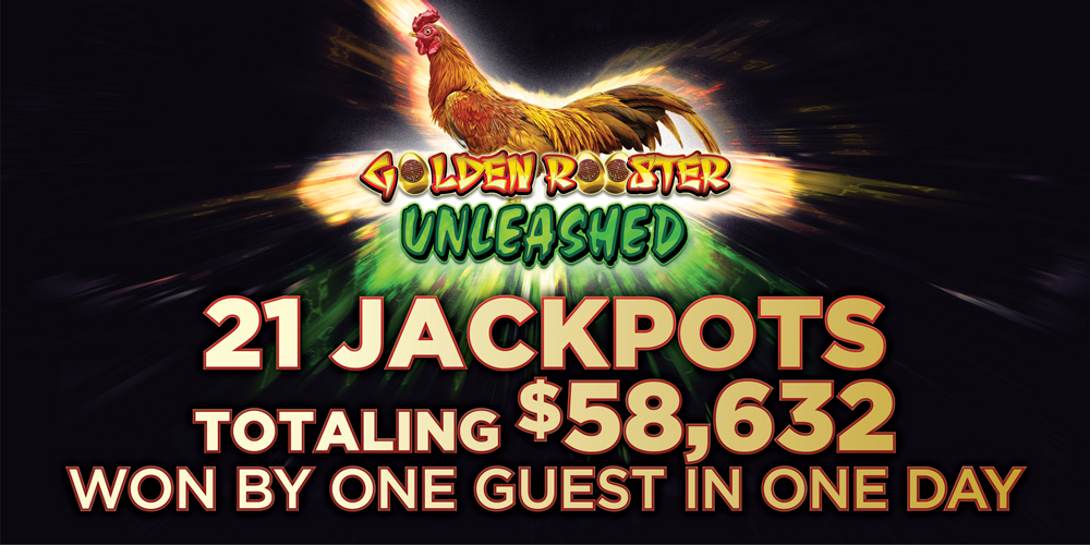 Quil Ceda Creek Casino Big win 21 Golden Rooster - Totaling $58,632!