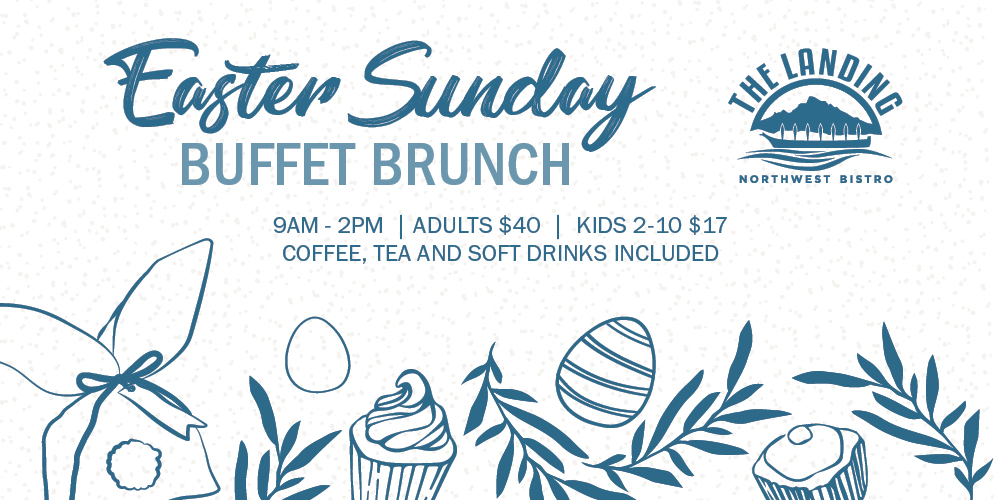 Enjoy a scrumptious buffet-style Easter Sunday Brunch Buffet at The Landing. 