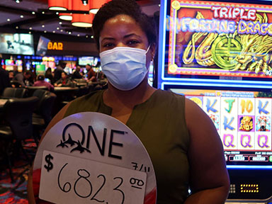 Shani Y. won $6,823 playing Triple Fortune Dragon at Quil Ceda Creek Casino!