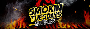 Quil Ceda Creek Casino September promotion Smokin' Tuesdays Multiplier Tuesdays in September 10AM - 10PM.  Receive a super multiplier up to 15X every Tuesday! Swipe your ONE club card at the kiosk to reveal your promo slot point multiplier.